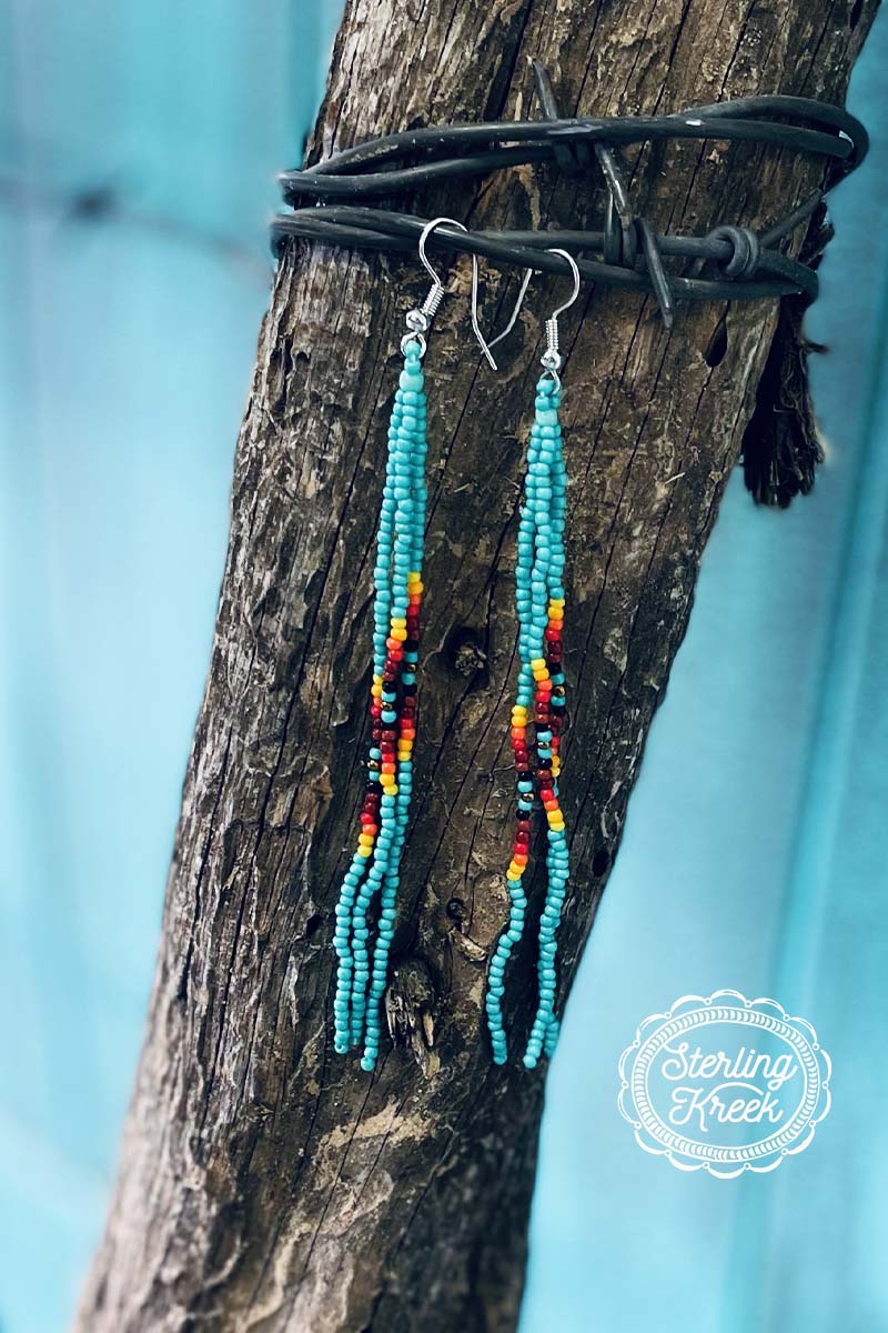 Texarkana beaded earring