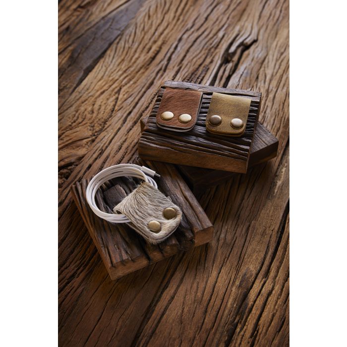 Hair on hide cable organizer