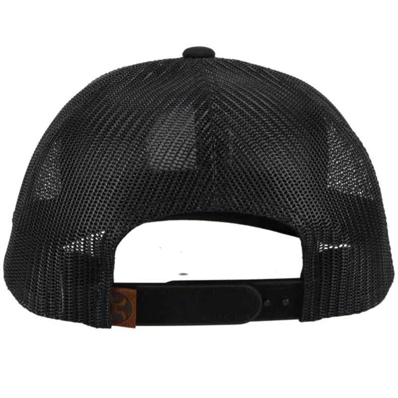 Spur black patch hooey hat