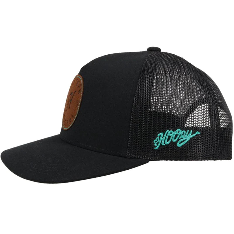 Spur black patch hooey hat