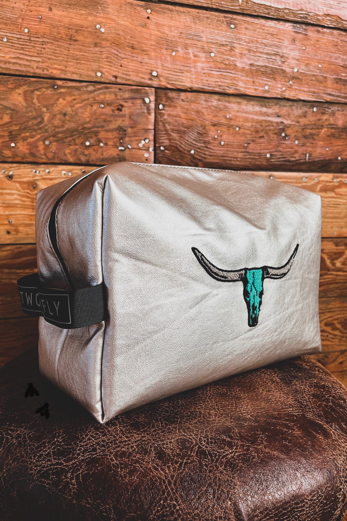 Bull Headed toiletries bag